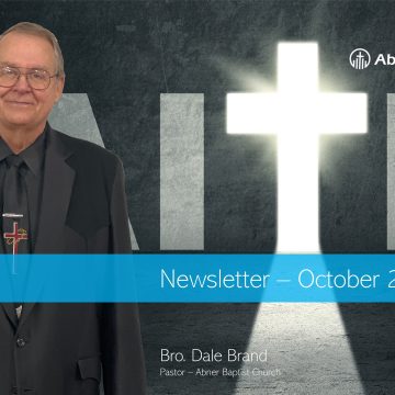 Abner Baptist Church – October 2023 Newsletter (Test Run)